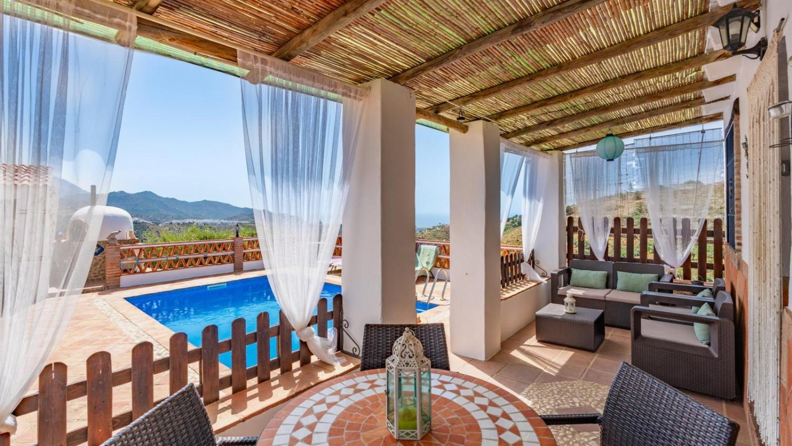 Villa Cortijo El Mirador Frigiliana by Ruralidays Exterior foto